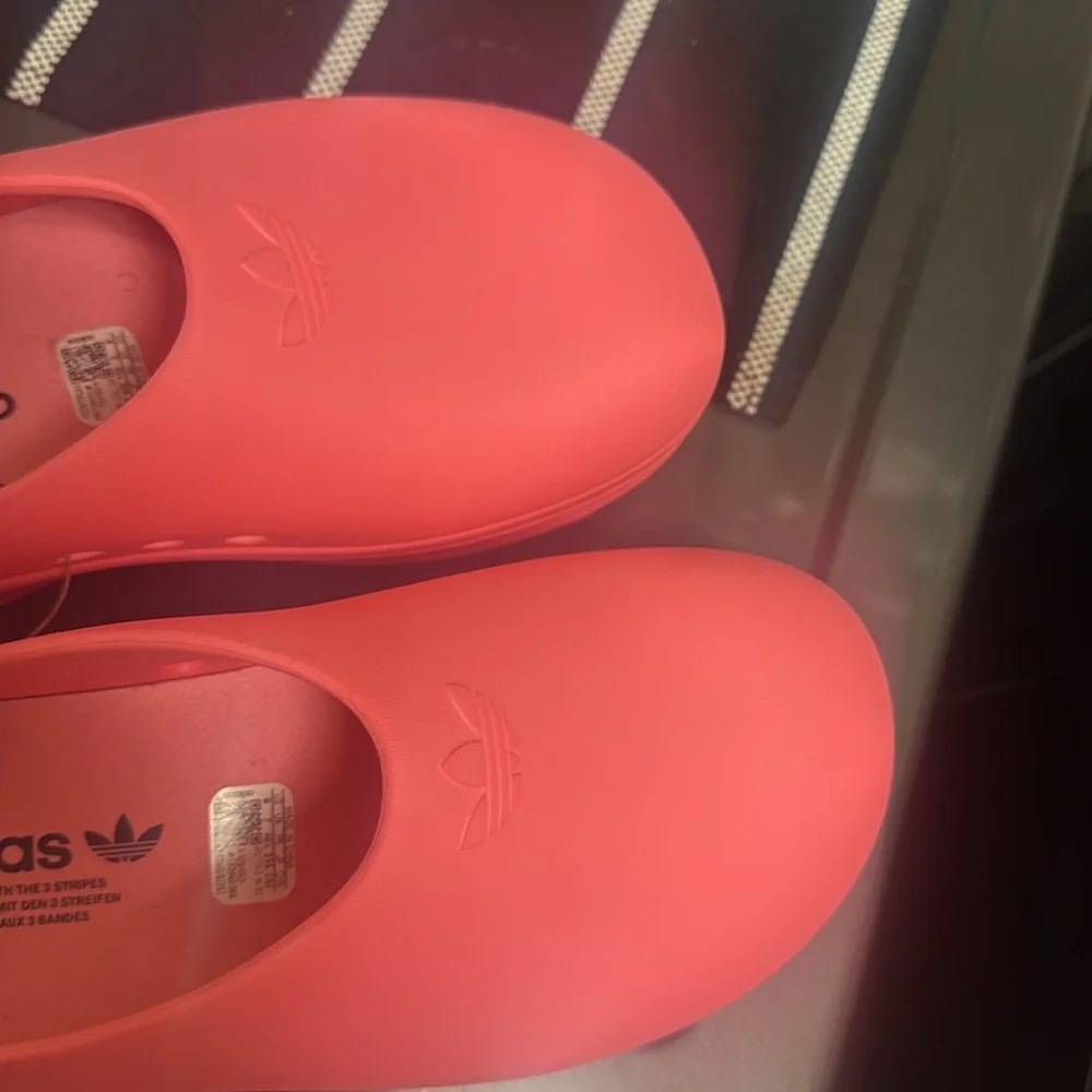 adidas Pink Platform Clogs